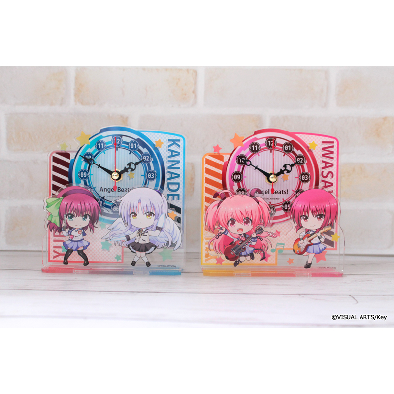 Angel Beats! Puchichoko Mini Acrylic Clock Yuri & Kanade